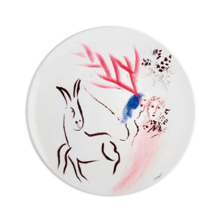 Coffret de 6 assiettes plates Chagall