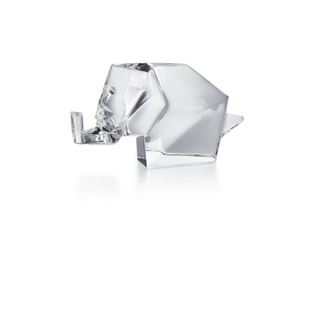 Sculpture origami Éléphant en cristal