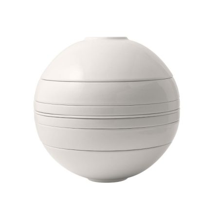 LA BOULE Service de vaisselle porcelaine blanche