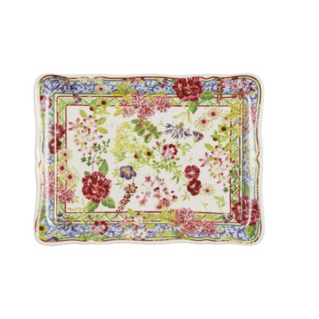 Petit plateau rectangulaire Millefleurs