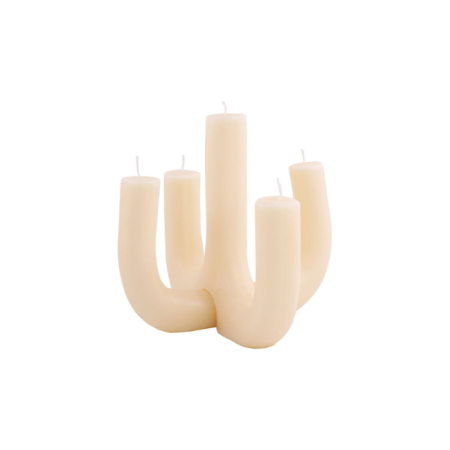 Bougie candélabre croisée