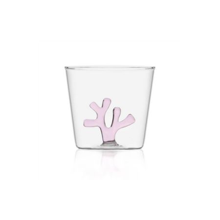 Gobelet Corail rose en verre